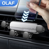Olaf Gravity Car Holder For Phone Air Vent Clip Mount Cell Phone Stand GPS Support For iPhone 14 Xiaomi Samsung Car Phone Holder