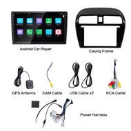 MO จอแอนดรอย 9 นิ้วMITSUBISHI MIRAGE ATTRAGE 2012-2018 Android 13.0 4G LTE กล้อง 360พาโนรามา