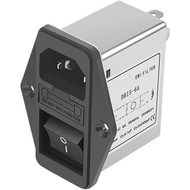 UPGENT Various Power Filters, Three-in-one Filter with Switch and Fuse (Size : DBI5-6A)