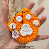 Cat Paw Crochet Pouch | TWS Knitted Cat Leg Pouch