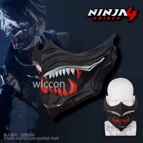 NINJA GAIDEN 4 Cosplay Anime Game 3D Polylactic Acid 2 Color Mask Props Accessories For Halloween Ch