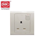 HONEYWELL BY MK R2757WHI 1 GANG 13A 250V ~ SP SOCKET OUTLET