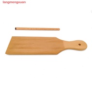 LANGMENGXUAN Gnocchi Roller Noodles Table Authentic Pastry Boards Wooden Bakeware Popsicles Gnocchi 