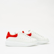 Alexander McQueen Sneakers White/Red Calf and Suede 100% Original