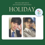 SHOPEE LIVE [HWANG MINHYUN] PHOTOCARD EVENT 2024 Season's Greetings [HOLIDAY]