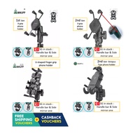 SG Seller MWUPP SMNU Motorcycle Phone Holder X-Grip Finger Grip Octopus Grip Phone Holder