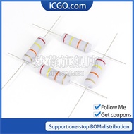 20Pcs 1W 2W 3W 5W Carbon Film Resistor 5% 39R 43R 47R 51R 56R 62R 68R 75R 82R 91R OHM