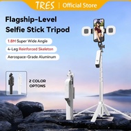 P19 Selfie Stick Tripod 3 in 1 Quadrapod Wireless Selfie Stick Bluetooth Remote 360° Phone Tripod St