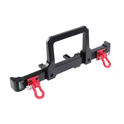 Metal Front Bumper with Tow HookCrawler For MN model MN128 1/12 RC Car Upgrade Parts Accessories