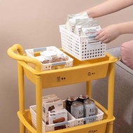 Baby Products Storage Rack Hand Trolley Kitchen Multi-Layer Movable Storage Rack with Wheels Newborn Storage Rack