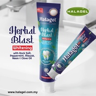 Halagel Herbal Blast 175g (Whitening) - Ubat Gigi Tanpa Florida