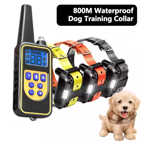 Dog Shock Collar- [New Edition]Dog Training Collar for Large Medium Small Dogs IPX7 Waterproof Recha