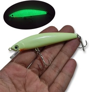 Umpan Minnow GID Glow in The Dark Ultralight UL Lure