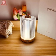 [clarins.sg] Cordless Table Lamp Dimmable LED Desk Lamp Modern Bedside Light for Home Bedroom