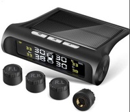 胎壓傳感器 胎壓監測 TPMS 氣壓溫度 即時監測 太陽能/USB雙充 無線外接傳感器 振動檢測