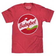 Babybel Snack Cheese Logo T-Shirt - Red Heather