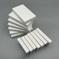 50pcs White Paper Box (2cm width) Flat Style Mask Packaging Box Photo Postcard Storage White Brown B