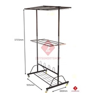 SS1117  Multi Purpose Hanger/Clothes / Ideal for apartments condo./ outdoor Condo  Drying Rack