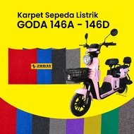 Karpet Alas Kaki Sepeda Listrik GODA 146 A - 146D premium empuk tebal