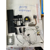 Gateway Z5WTC NV570 p11U laptop disassembly components: side a, b, speaker, heatsink...