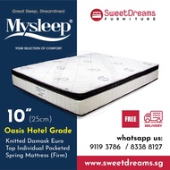 MySleep Oasis Hotel Standard Pocketed Spring Mattress - Queen / King