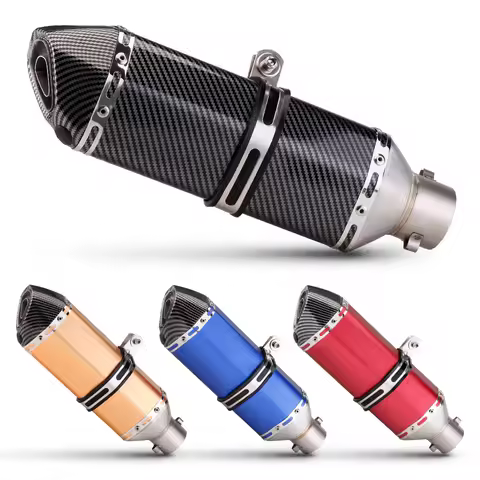51mm universal moto exhaust muffler with DB Killer For 450MT 625X NX500 CB125R MT-07‌ F 900 R‌ NS150