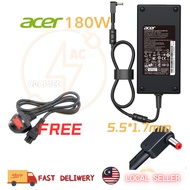 Acer 180W Laptop Charger Adapter 5.5*1.7mm red tip for Acer Nitro 5 AN517-41-R3NX R0RZ R7FP R2KQ