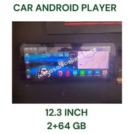 CAR ANDROID PLAYER 12.3" Inch 4+128GB 8163 4+64GB 2K SCREEN android player + UNIVERSAL 9" / 10" TO 1