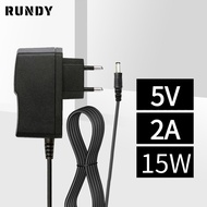 RUNDY DC Adapter 5V 2A AC 100-240V Converter Power Adapter Power Supply Charger 5.5 X 2.1
