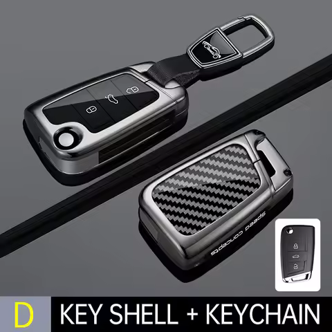 Car Key Case Cover For VW Volkswagen Golf 7 MK7 Tiguan MK2 Seat Ateca Leon FR Ibiza Skoda Octavia Ko