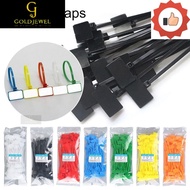 [MDJ]  100pcs Cable Tag Easy Mark Tag Labels Markers Mesh Wire Marker Colorful Tag