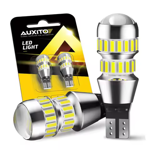 AUXITO 2Pcs T15 LED Bulb W16W LED Lamp Canbus No Error 4014 42-SMD 912 921 LED Lights 12V Car Backup