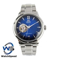 Orient RA-AG0028L Automatic Japan Movt Open Heart Blue Dial Stainless Steel Men's Watch