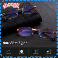 SHOOGEL Reading Glasses Computer Gaming Goggles Unisex Rimless +1.0 to 3.0 Degree Presbyopia Glasses