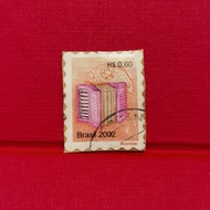 Brazil Stamp 2002 Accordion Musical Instrument R$0.60 Filateli Collection