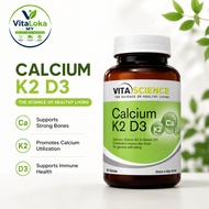 VitaScience Calcium K2 D3 Tablet (90's)
