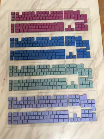 6 Color DIY Keycaps 109pcs + 2pcs Key Caps for Logitech G813 G913 G815 G915 Wireless RGB TKL Keyboar