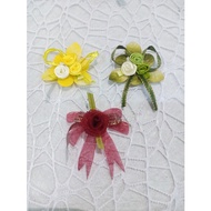 Deco Bunga Baju bunga kendarat/bunga rewang /bunga rozet kenduri Rozet bunga kecil 5 PCS (RO 008) No