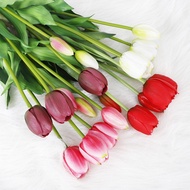Tulip Flower Simulation PE Soft Gum Tulip Bouquet Silicone Simulation Flower Moisturizing Feel 5 Tul
