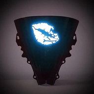 1PC Parting Kiss Skull Crossbones Lips Reflective Car Sticker Decals Waterproof Car Motorcycle Helme