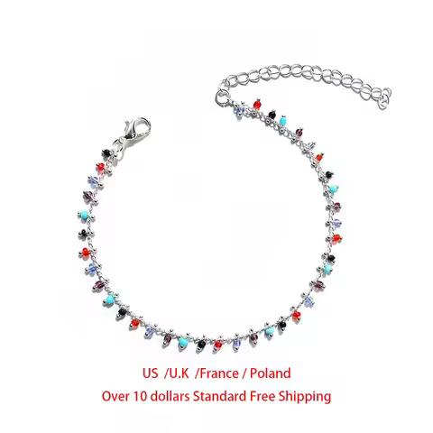 Fashion Ankle Bracelets Anklets for Women Beach Accessories Ankle Bracelet Silver Color Leg Bracelet