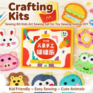 Crafting Kids Sewing Set Art Kits Sewing Animal Sewing Kit for Toy