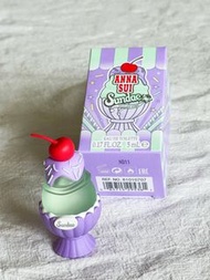 免稅 🎄🎅🏽 ANNA SUI Sundae果漾聖代淡香水系列-Violet Vibe戀愛紫檸5ml(有盒)