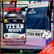 Agym Nutrition Titan Whey 2kg 66 servings Halal Whey Protein Powder Fitness Gym Supplement