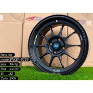 AUTO OPTION SSW MADE IN THAILAND  ENKEISC55  15x7jj 4x100 et32 Color :BKM FOR MYVI ALZA BEZZA VIOS C