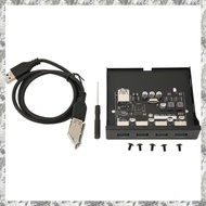 [I O J E] Front Panel 4 Port PCIE USB 3.0 Hub 3.5 Inch Internal Card Reader for PC for Computer Case