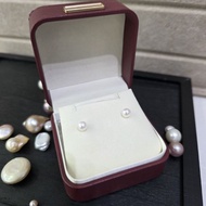 Vedis Certified "AU750 Sphere" 6-6.5mm Premium Sea Pearl Ear Studs