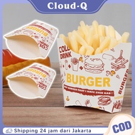 50 Pcs French Fries Box / Food Grade French Fries Box / French Fries Packaging