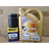 MERCEDES BENZ W210 W123 W124 W126 M102 M103 ENGINE H14W06 A1021800101 OIL FILTER+KOYOMA 10W40 SEMI S