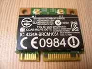BroadCom BCM94313HMGB 657325-001 Wifi + 藍芽 4.0 筆電 無線網卡